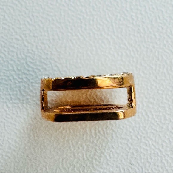 Keep Collective Gold Crystal Pavé Circle Charm - Picture 3 of 4